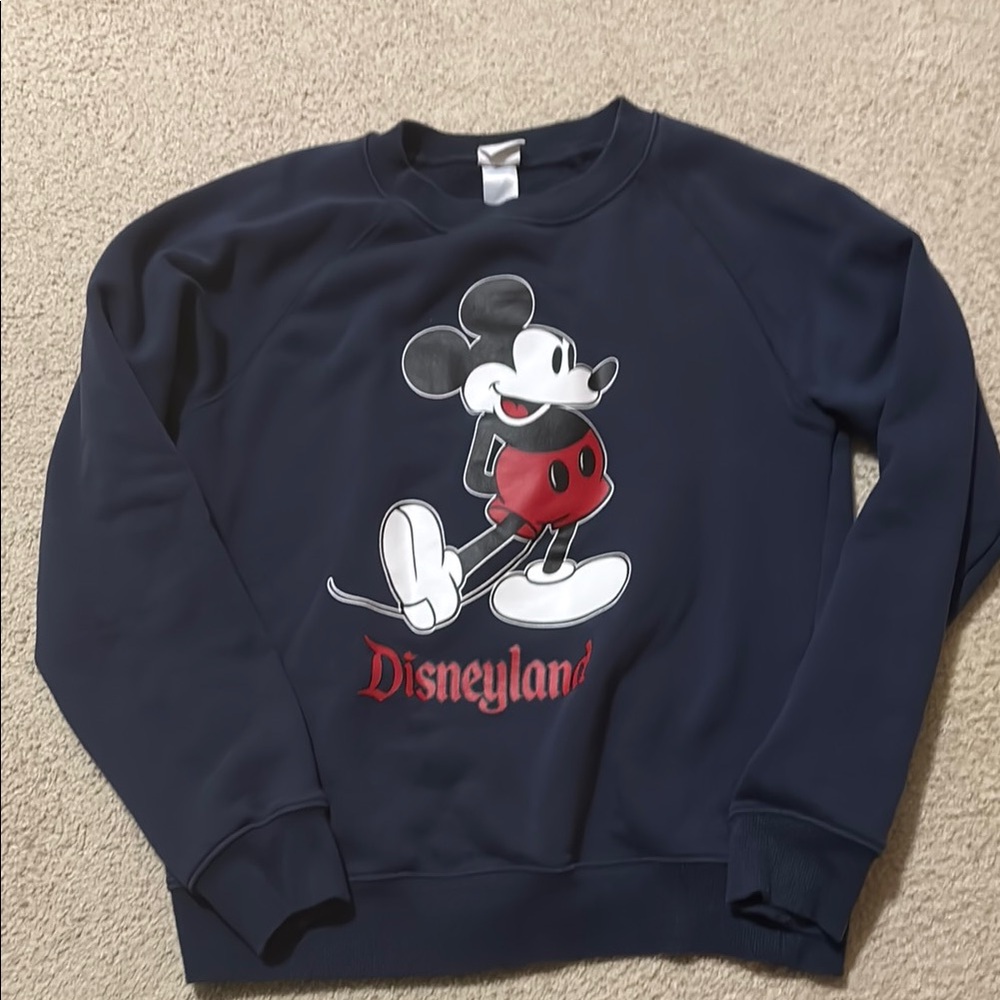 Disneyland Navy Blue Mickey Mouse Men's Sweater